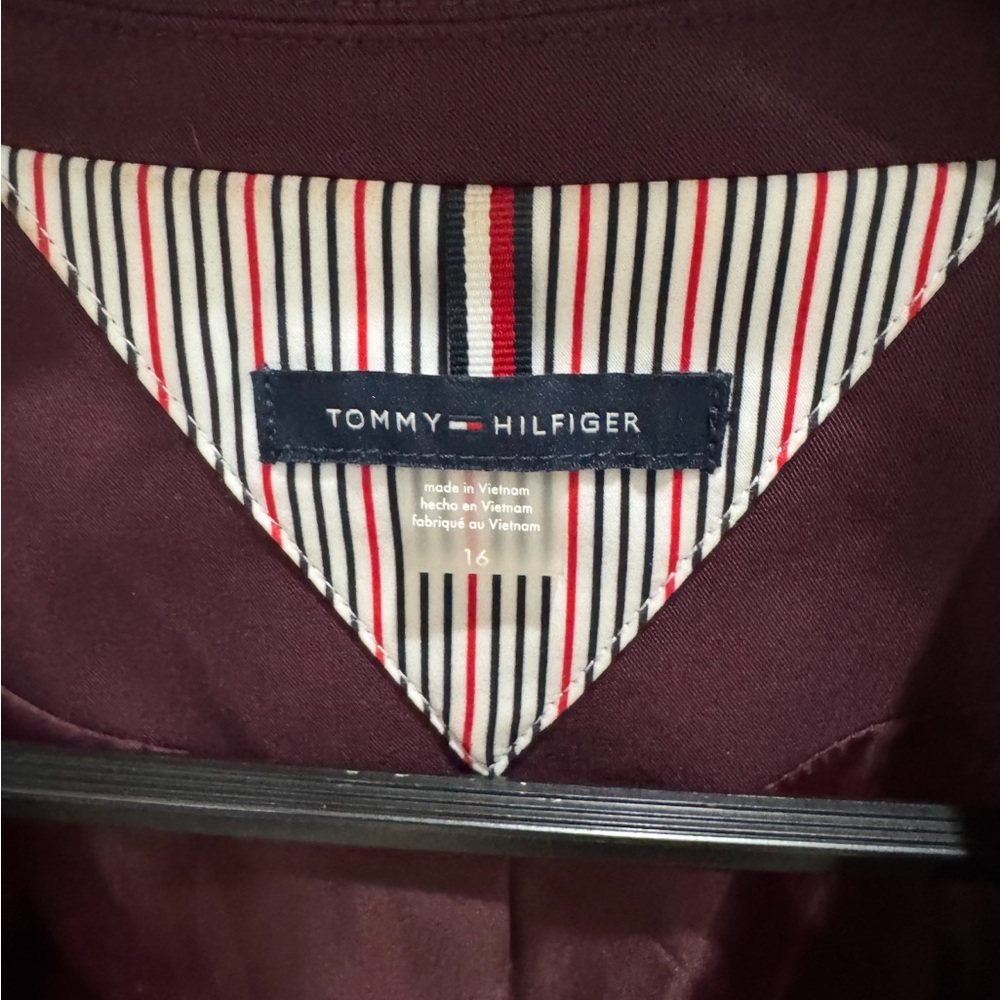 Tommy Hilfiger Women's Burgundy Pantsuit - Picture 3 of 6